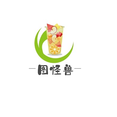 水果茶饮logo