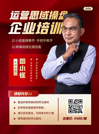 简约大气运营思域操盘培训宣传海报