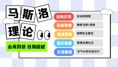 马斯洛理论学习科普模型课程封面