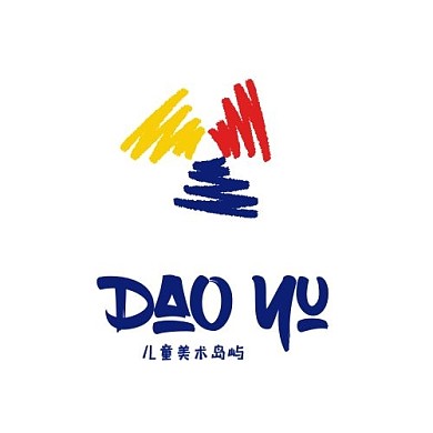 logo设计三原色儿童岛屿培训机构头像