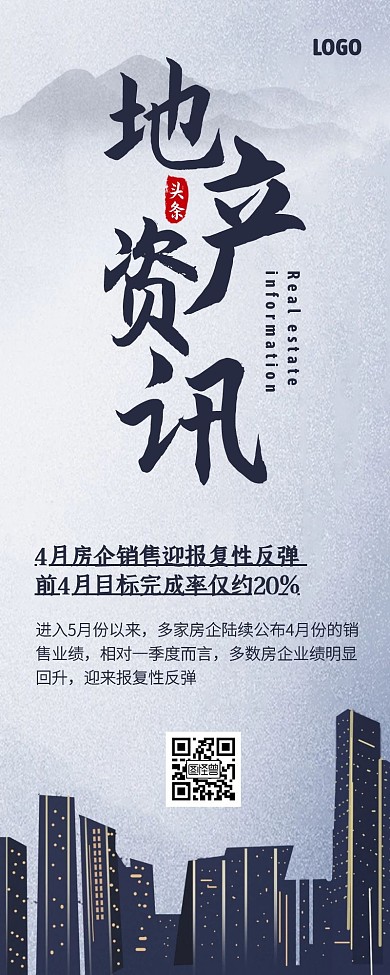 房地产最新资讯营销长图