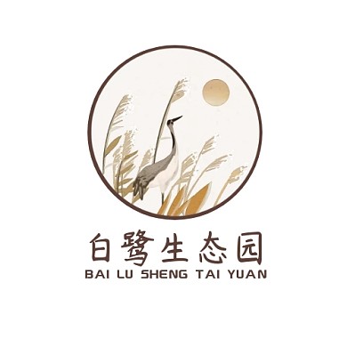 白鹭logo宣传推广大气通用