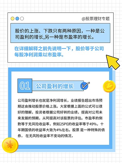 股票金融理财知识科普宣传创意小红书