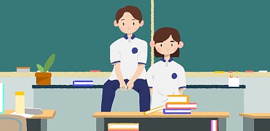 图怪兽原创元素小清新手绘插画毕业季