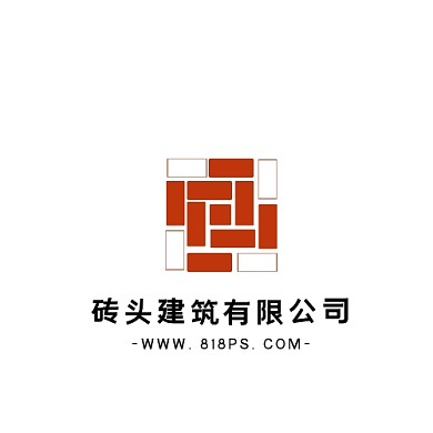 创意砖头logo设计