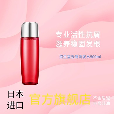 简约大气洗发水促销专场主图直通车模板
