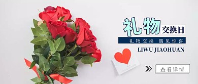 礼物交换日浅绿色