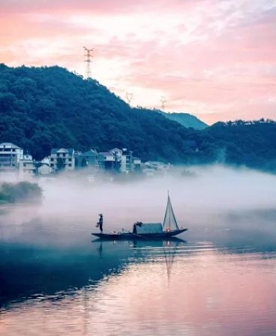 唯美山水意境风景iwatch表盘背景