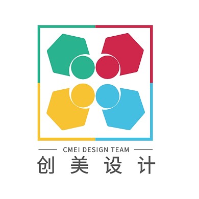 简约创意方形彩色公司团队logo