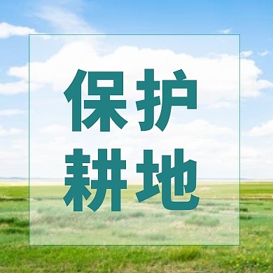 简约大气摄影风全国土地日公众号封面次图