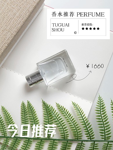 清新香水促销PLOG模板