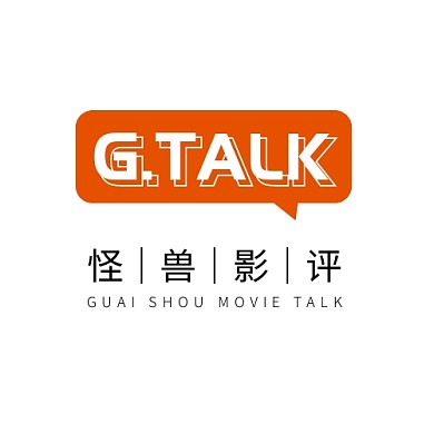 影评logo设计简约橙色对话框字母