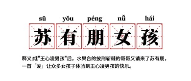 简约苏有朋女孩网络名词解释公众号首图
