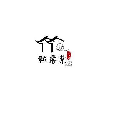 节日文字图形黑色古风餐馆宣传logo