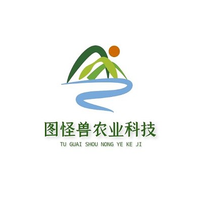 七个字门店标志logo农业科技简约绿色
