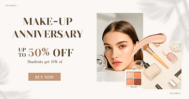 简约时尚清新可爱风跨境电商banner