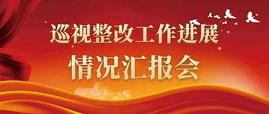 工作进展情况汇报会红色红旗公众号首图