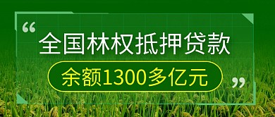 林权抵押贷款简约彩色微信公众号封面首图