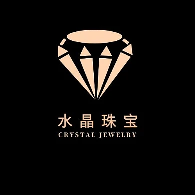 创意几何大气水晶珠宝logo