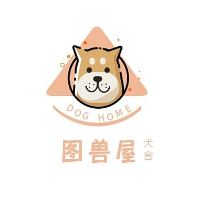 logo设计犬舍小狗头像