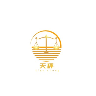 黄色天秤Logo设计