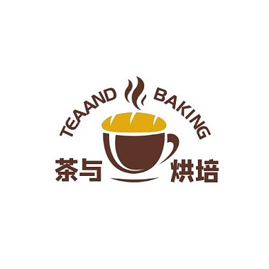 茶与烘培LOGO欧包奶茶店铺头像