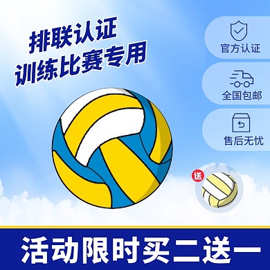 户外运动健身球类排球电商主图直通车