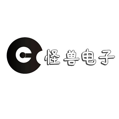 2020怪兽电子科技黑色在线logo设计