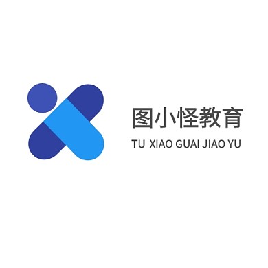 2020形状蓝几何风教育培训logo