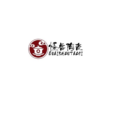 LOGO陶瓷中国风红色调瓷器