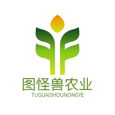 农业公司logo宣传通用绿色