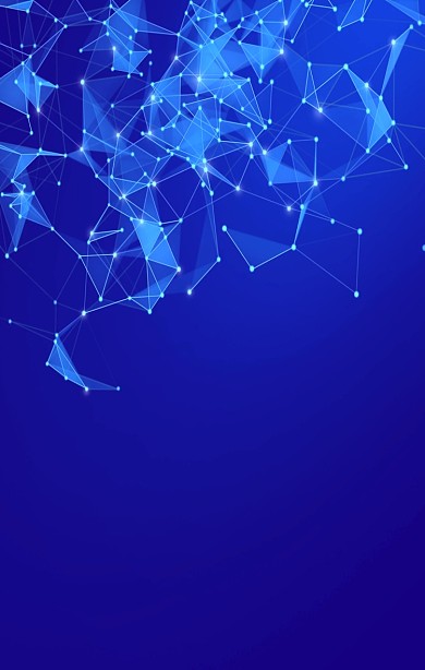 紫色流体多边形渐变狂欢背景