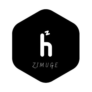 英文字母ZH字体logo