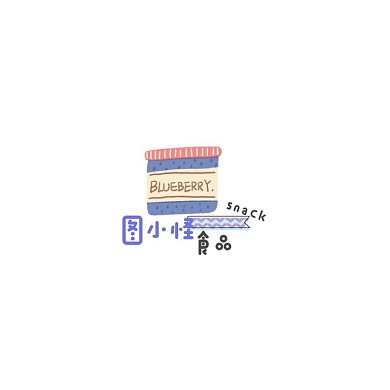 彩色卡通分格食品配色logo设计