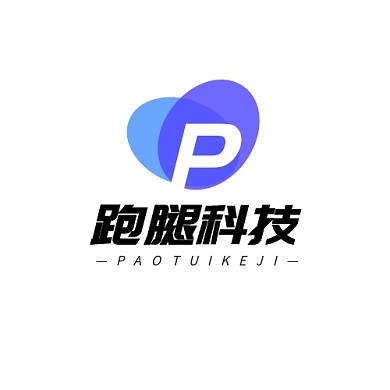 科技公司简约扁平平面logo设计大气