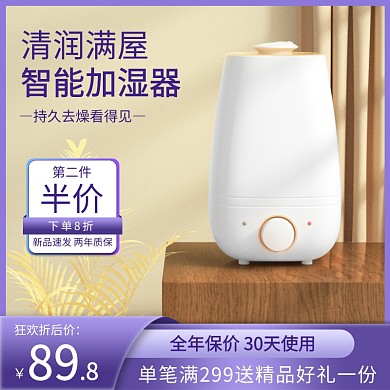冬季上新加湿器促销电商主图直通车