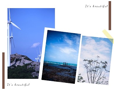 清新简约迷人风景照片拼图