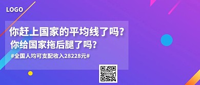 经济人均可支配收入公众号封面