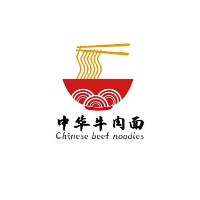 中华牛肉面餐饮logo设计
