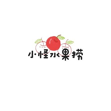 现代风格水果捞外送 logo设计