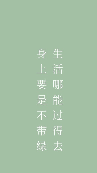 手机壁纸个性文字