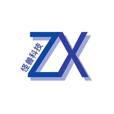 字母蓝色商务科技简约logo在线制做