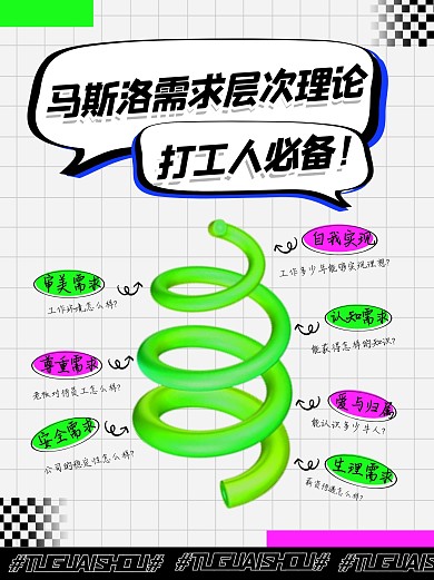 科普用图马斯洛需求层次理论小红书
