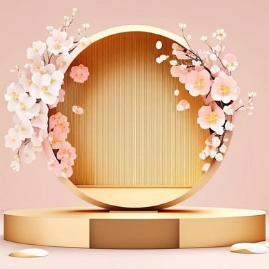 3D 电商场景搭建 banner 展台 展架  元素　AIGC AI数字作品 Midjourney (34)