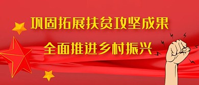 巩固拓展脱贫攻坚成果公众号封面