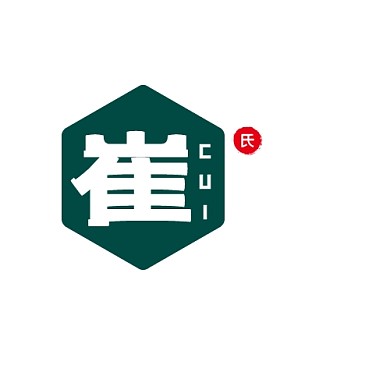 字体崔字logo设计