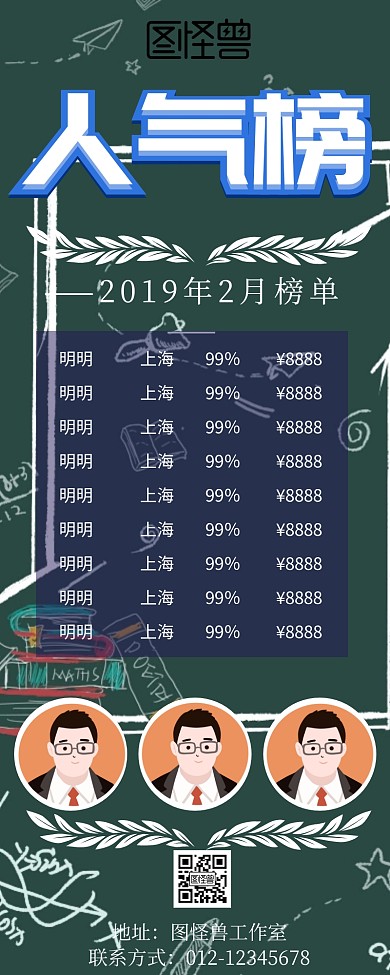 比赛人气榜单紫色系