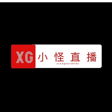简约大气小怪直播电商LOGO设计