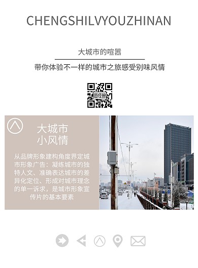 杂志内容宣传旅游海报