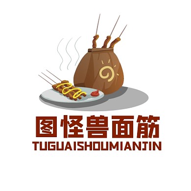 面筋logo宣传推广大气通用